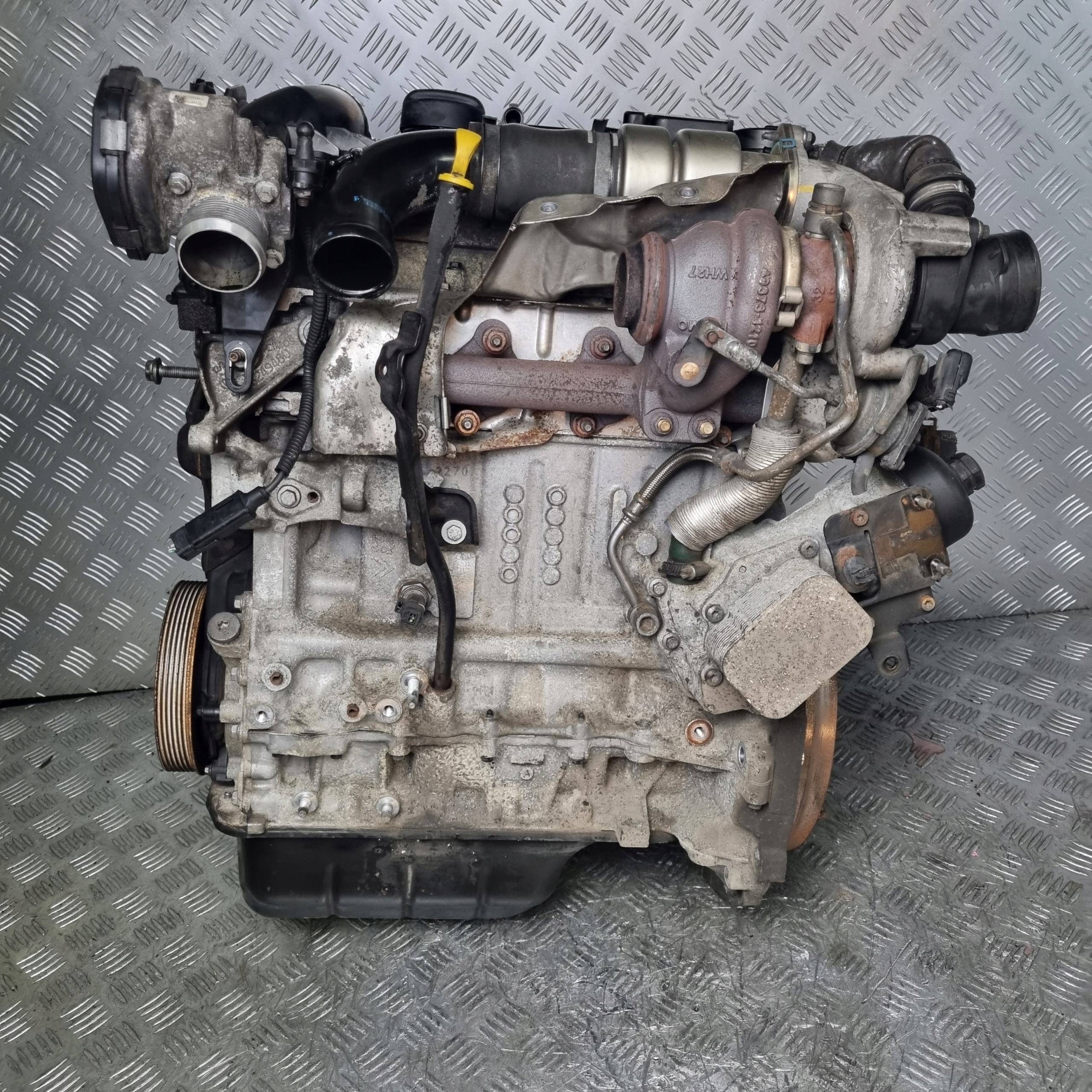 complete engine FORD FIESTA 1.6 TDCI 95KM TZJA STAN BDB