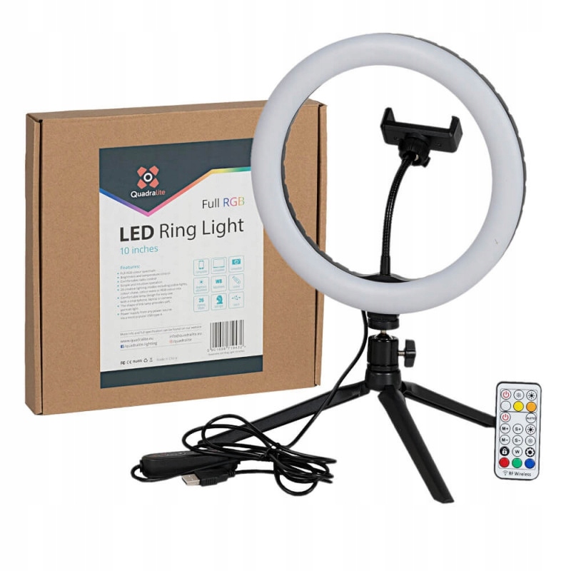 Quadralite Led Kruhové světlo 10 palců