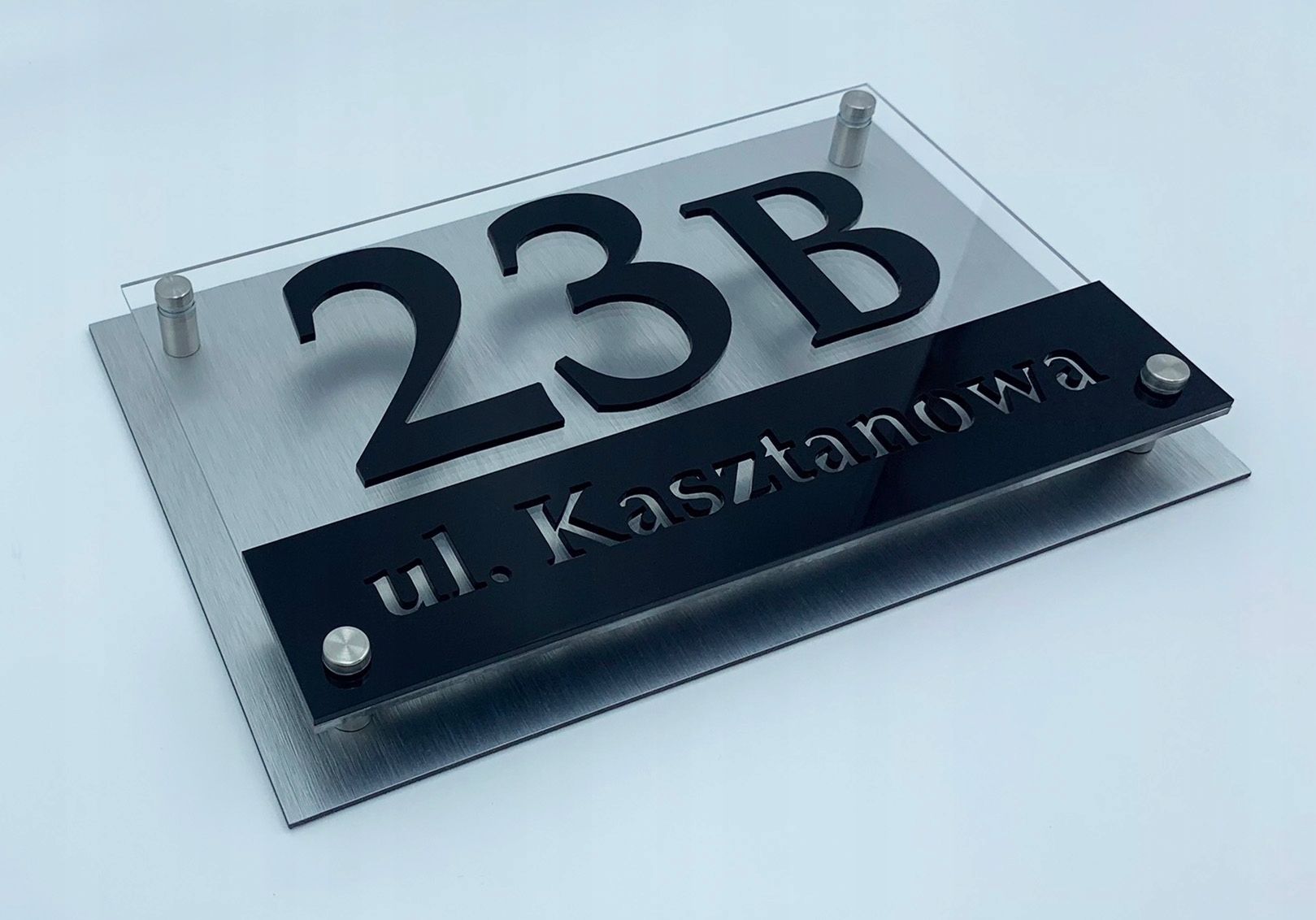tabliczka tablica ADRESOWA 3D numer domu 30x20 Kod producenta PL-TD-DI+P+P-30x20-001