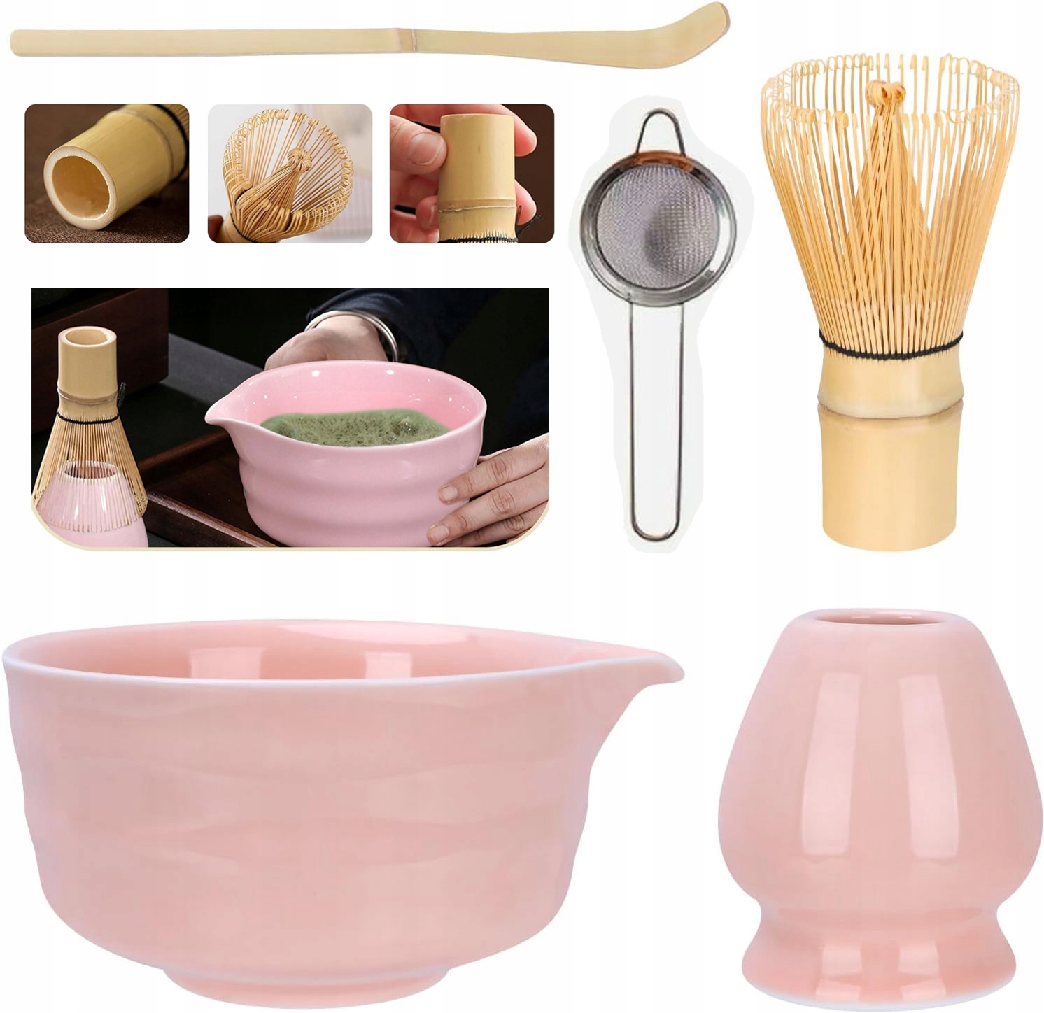 Bambusové Lžičky Na Čaj, Příslušenství K Matcha, Vysoká Kvalita, 5 Ks