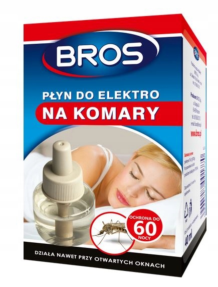 

Bros Płyn Do Elektrofunigatora 40ml Komary Zapas