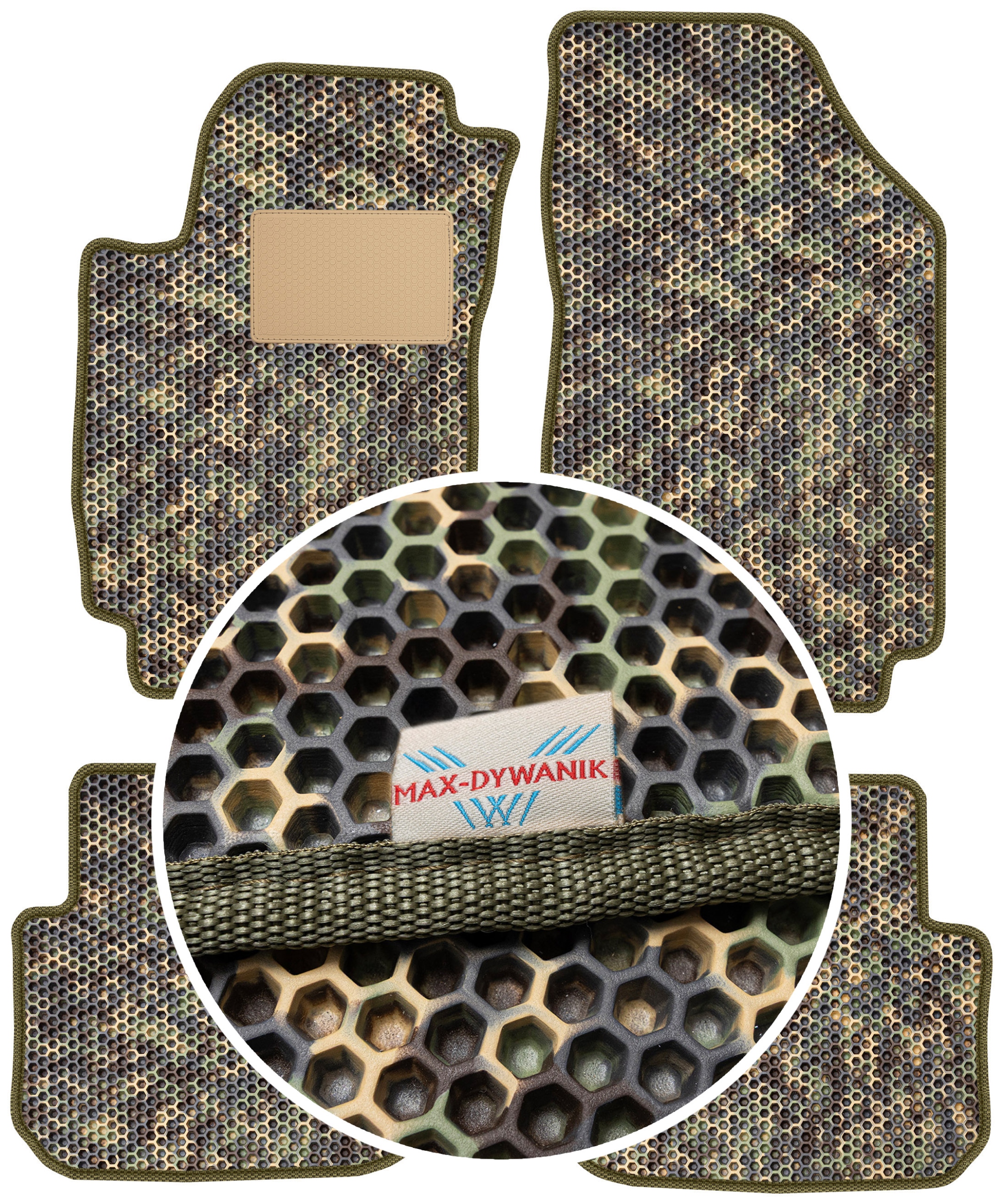 Fiat Stilo Kombi 2001-2011 Gumové rohože do auta Eva Moro