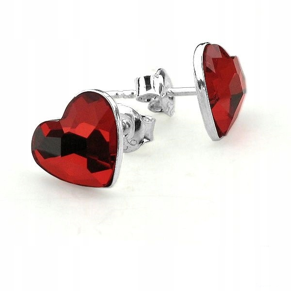 

Swarovski Serce Kolczyki 2KOLORY serca 10mm