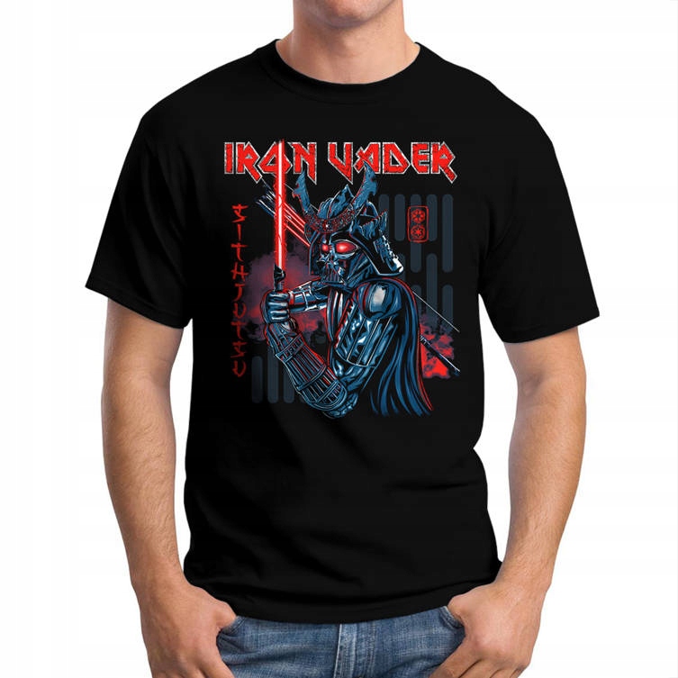 

Koszulka Męska Muzyczna Iron Vader Sw L