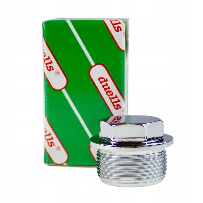 Śruba amortyzatora przód - MZ TS ETZ - chrom - Duells HQ wzór ORG