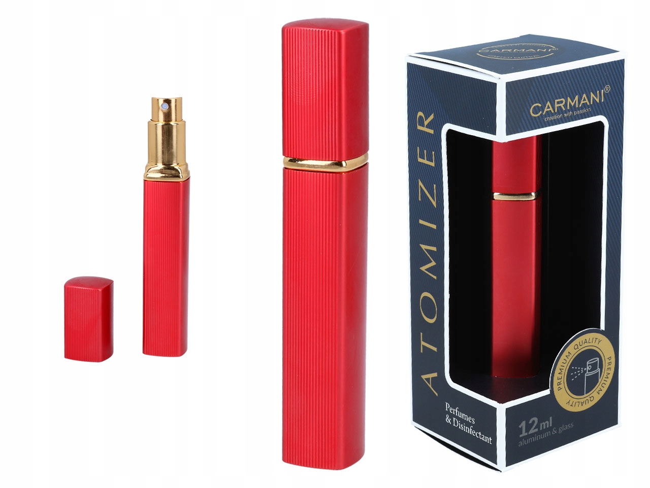 ATOMIZER - pojemnik karbowany na perfumy/wodę/płyn