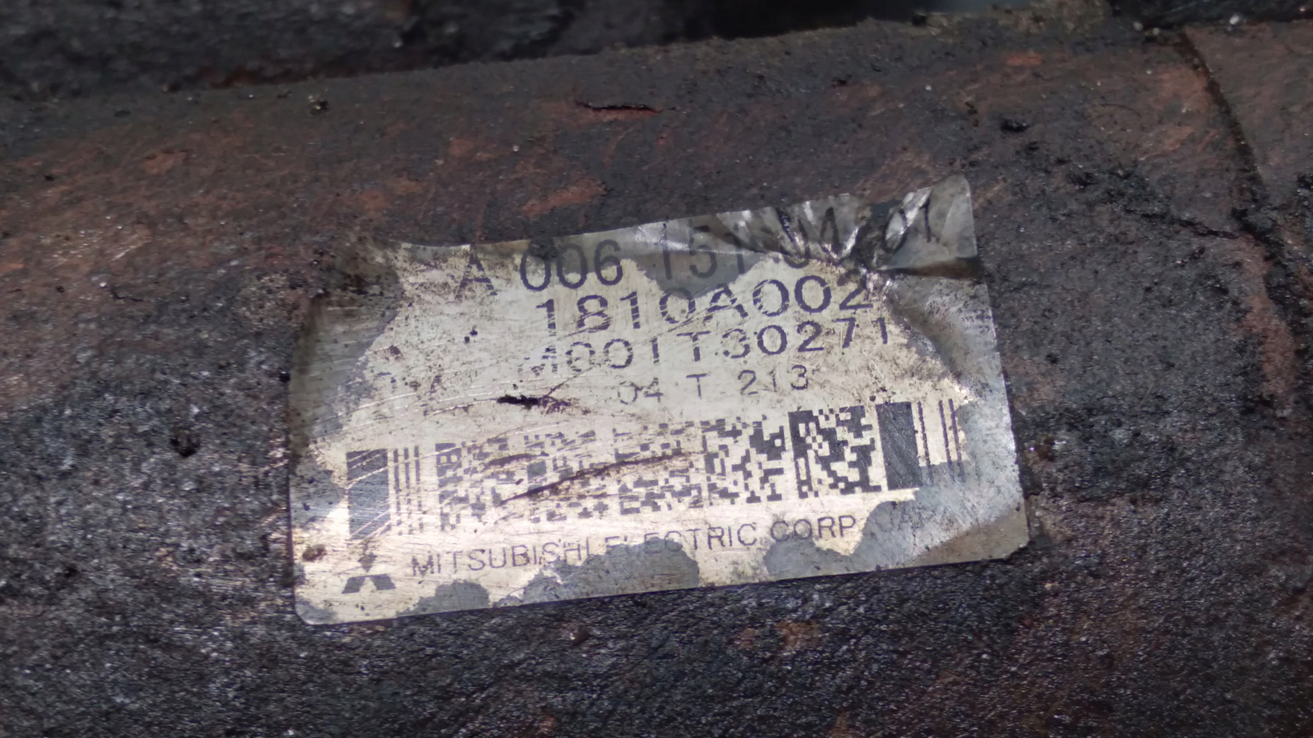 starter MITSUBISHI COLT A0061510401