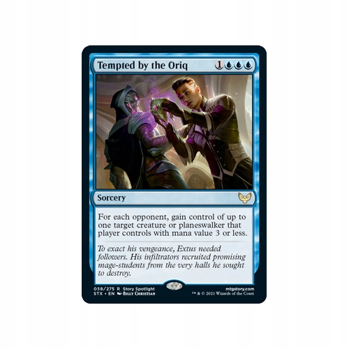 Mtg Tempted by the Oriq (Rare)