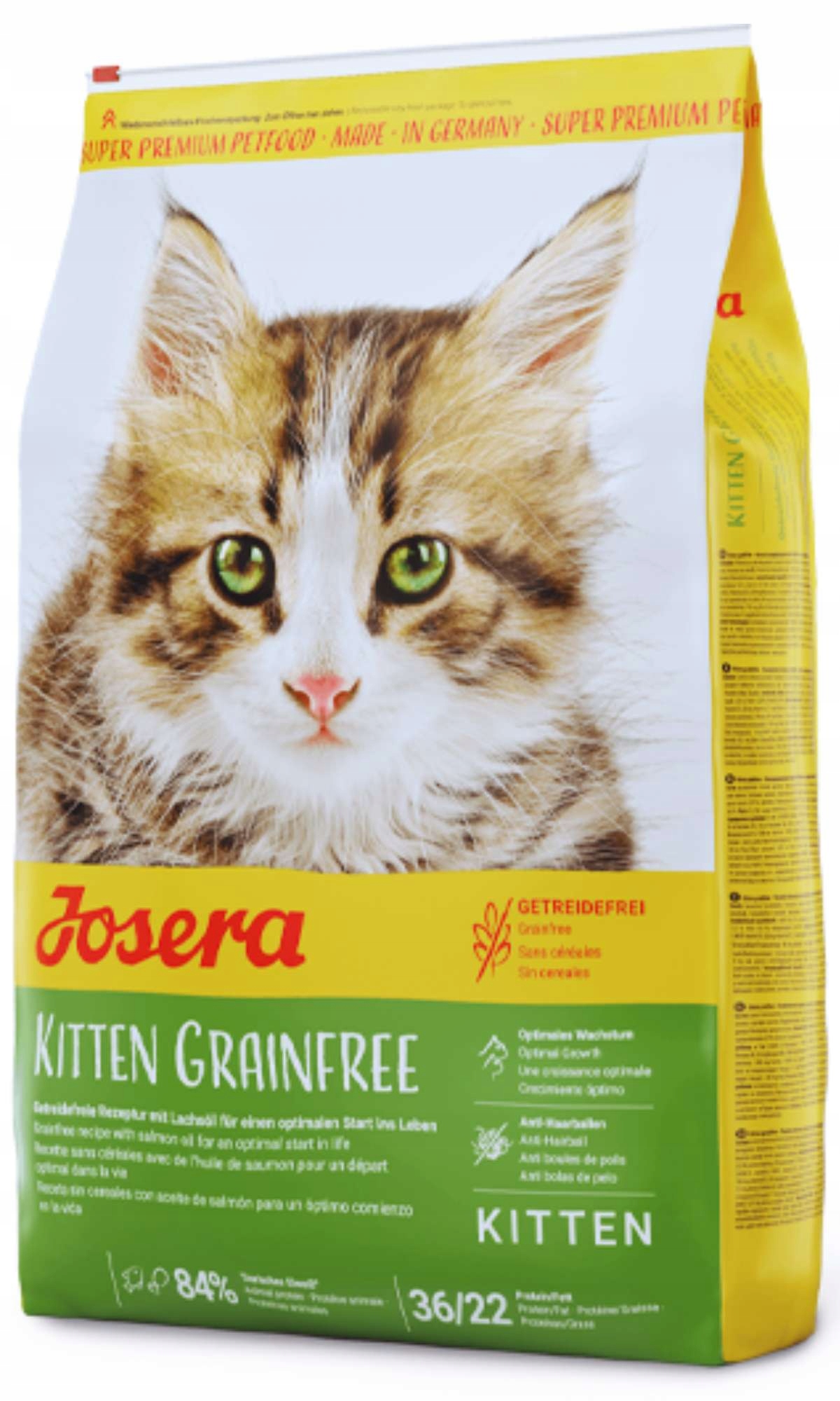 Levně Josera Kitten Grain free 10kg Krmivo pro koťata bez obilovin 10 kg