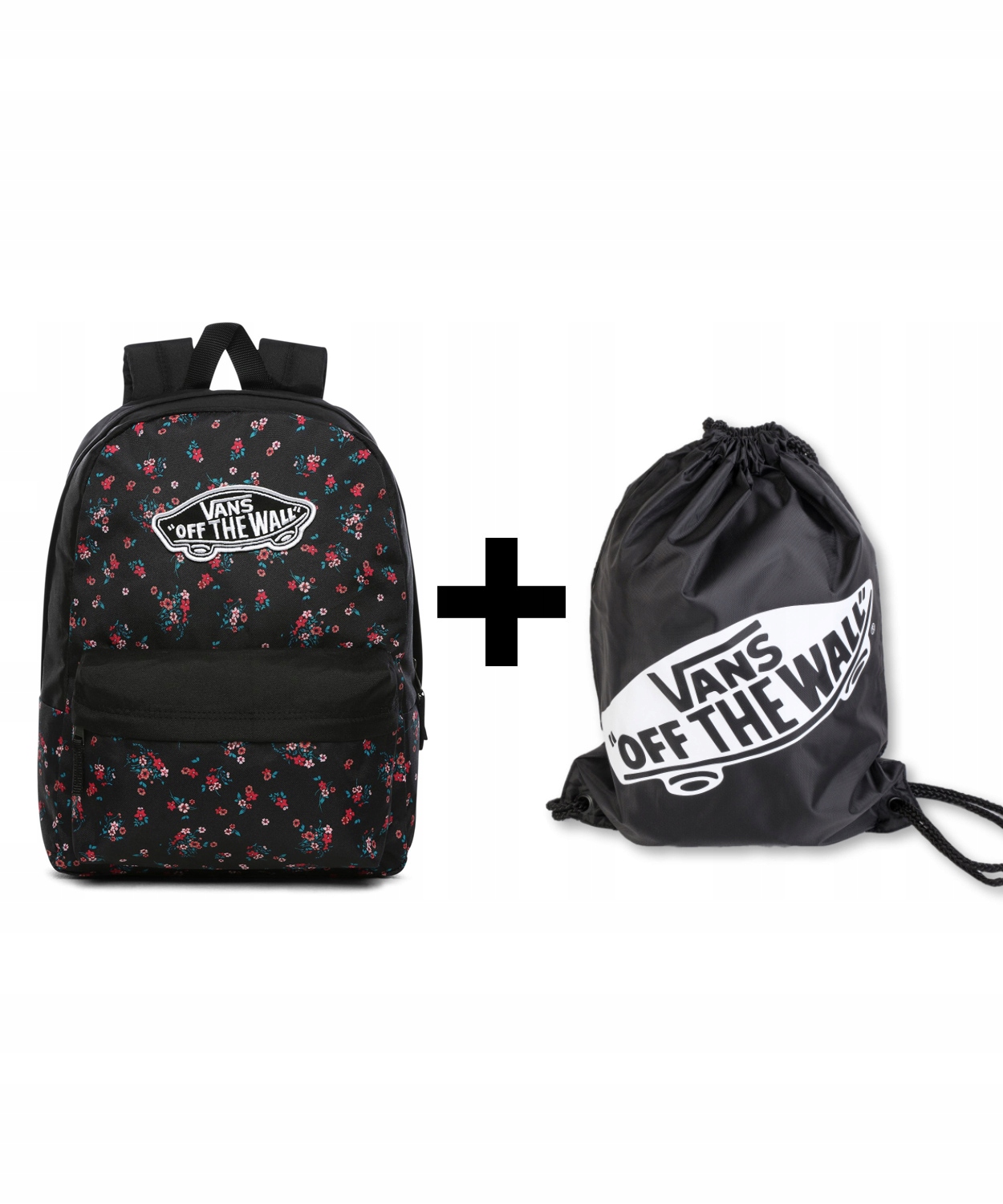 

Zestaw Vans Plecak Realm Beauty Flor+Worek Onyx 19