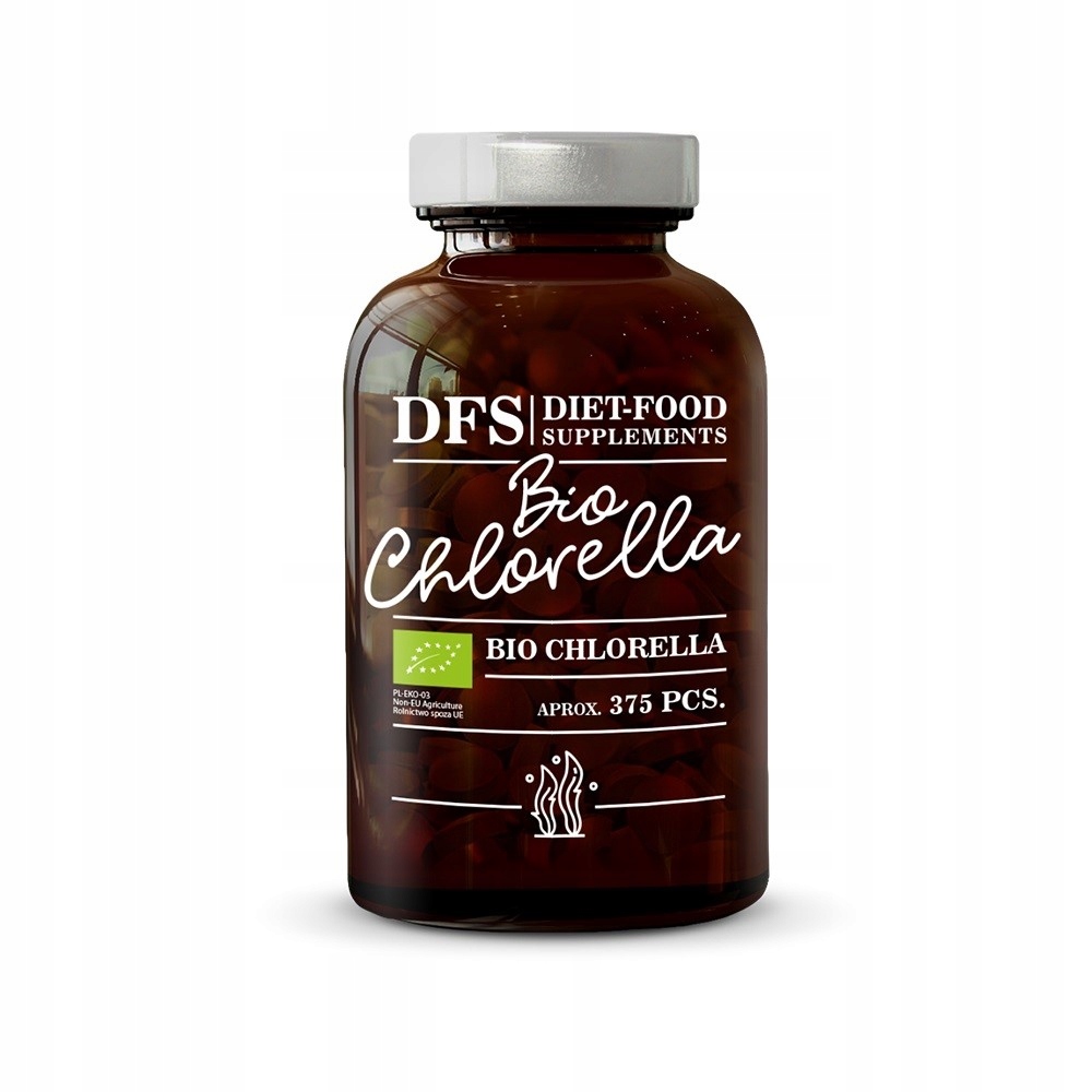 DIET-FOOD Chlorella BIO 375 tabletek