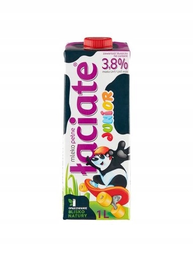 Levně Łaciate Juniorské mléko Uht 3,8 % 12 x 1 l