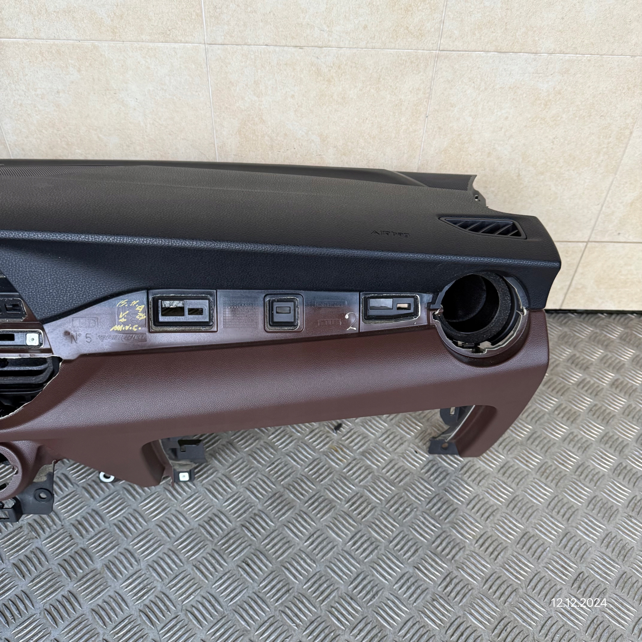 dashboard complete airbag console tension belts cockpit ALFA ROMEO STELVIO 2017 year