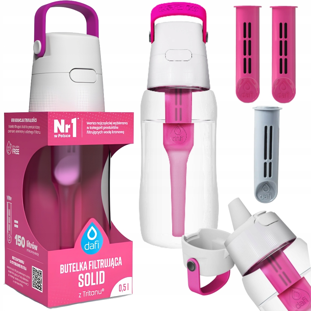 

Butelka filtrująca bidon Dafi Solid 0,5l 3 filtry