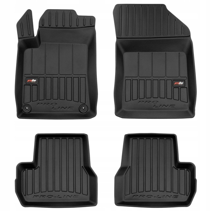 Gumové Stěrače Citroen C3 2 2009-2016 Korytka 3D