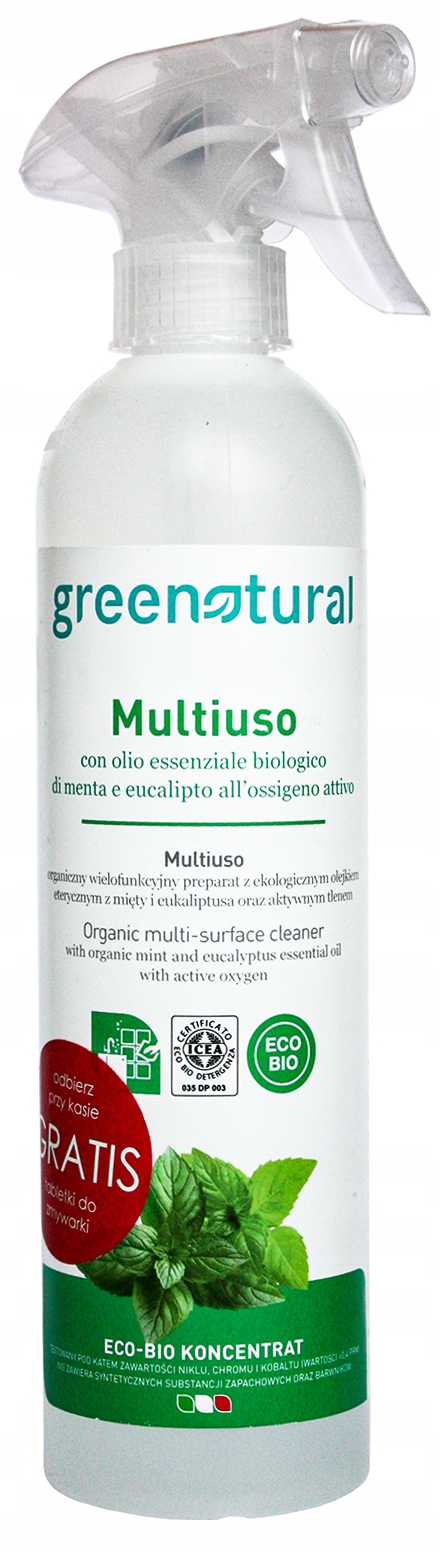 

Płyn do czyszcz. powierzchni Eco 500ml Greenatural