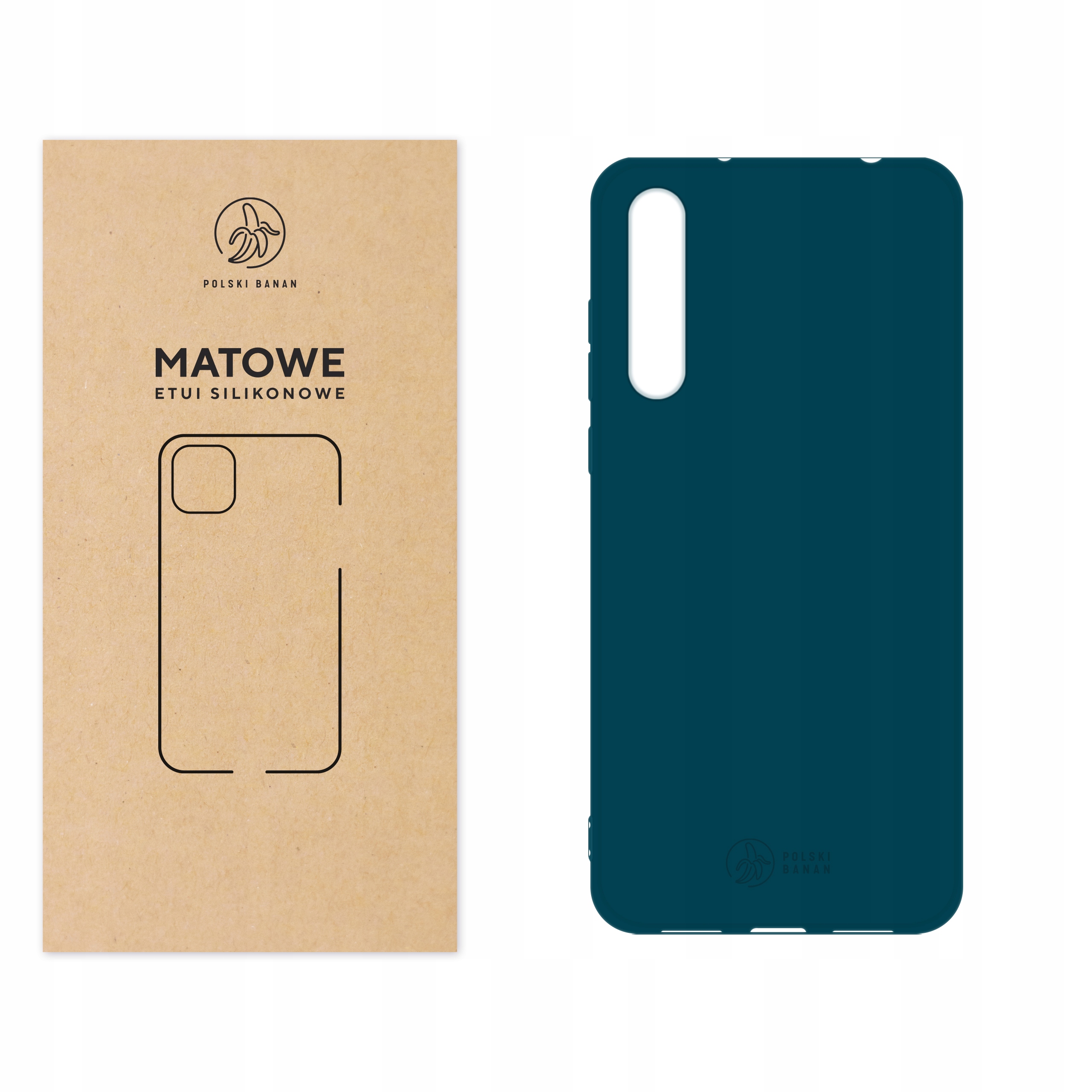 

Etui Matowe do Huawei P20 Pro morskie