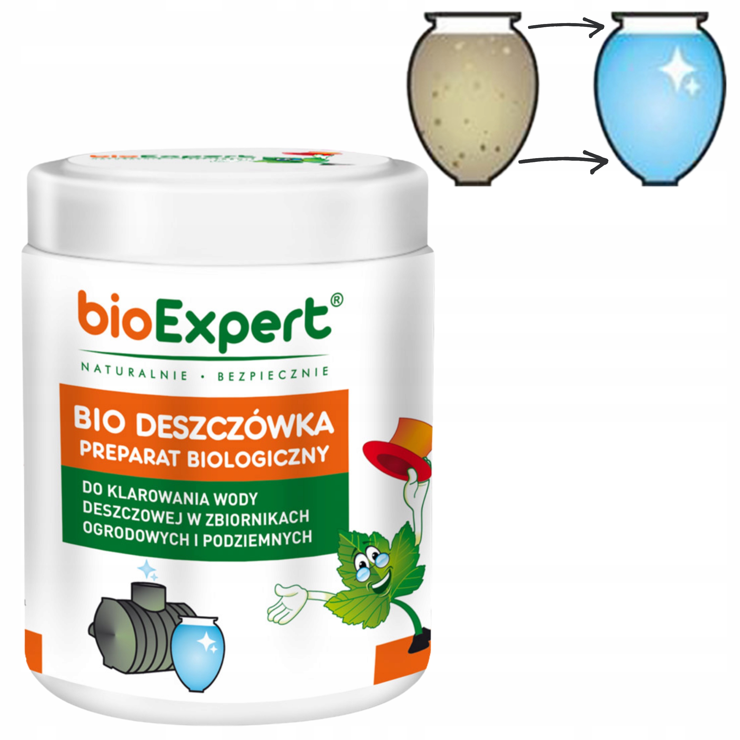 

Bio deszczówka do klarowania wody Bioexpert 450g