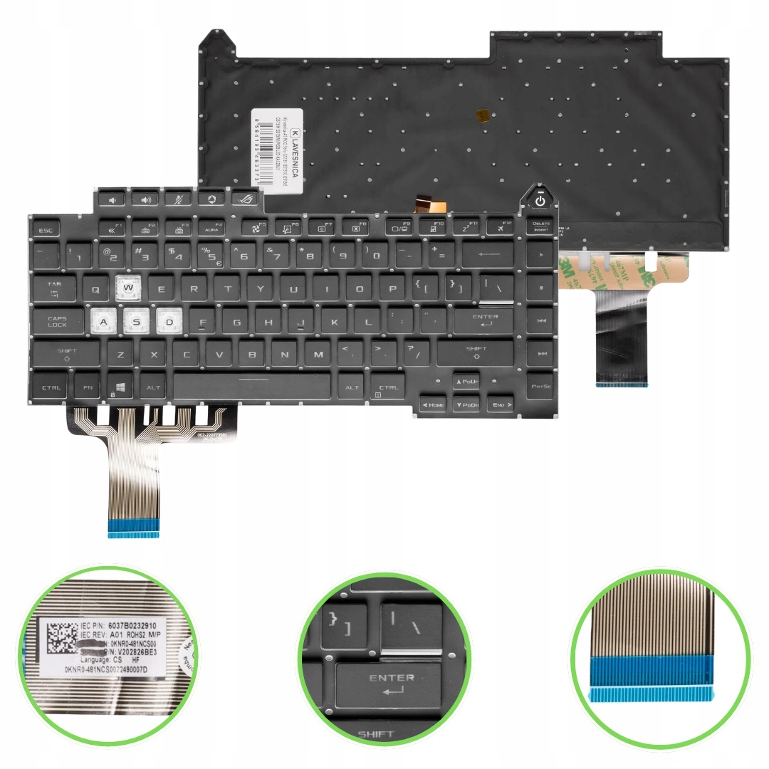 Klávesnica Asus Rog Strix G513I G513IC G513IE G513IH G513IM Rgb Led