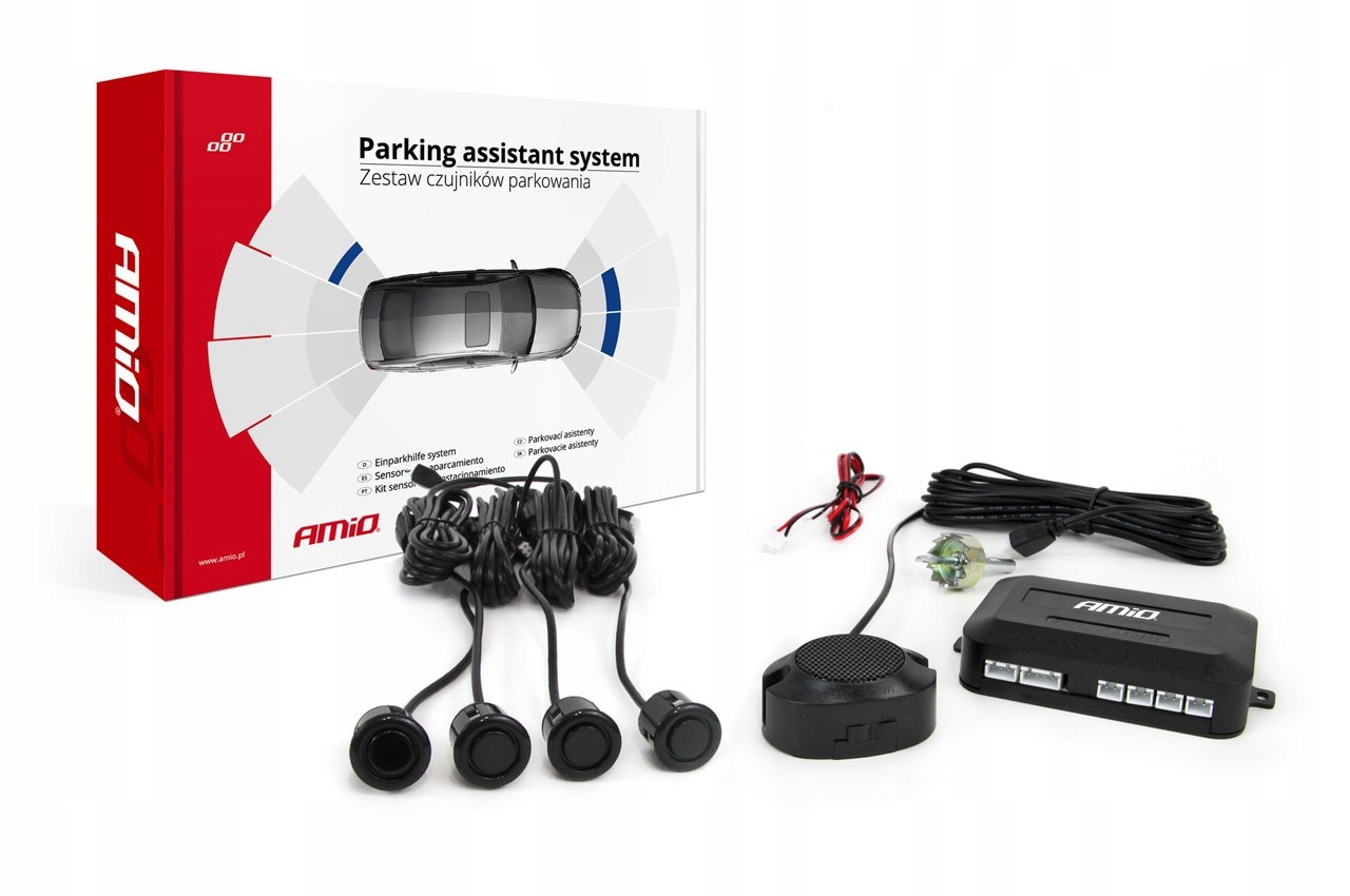 

Zestaw czujników parkowania cofania 4 sensory 22mm