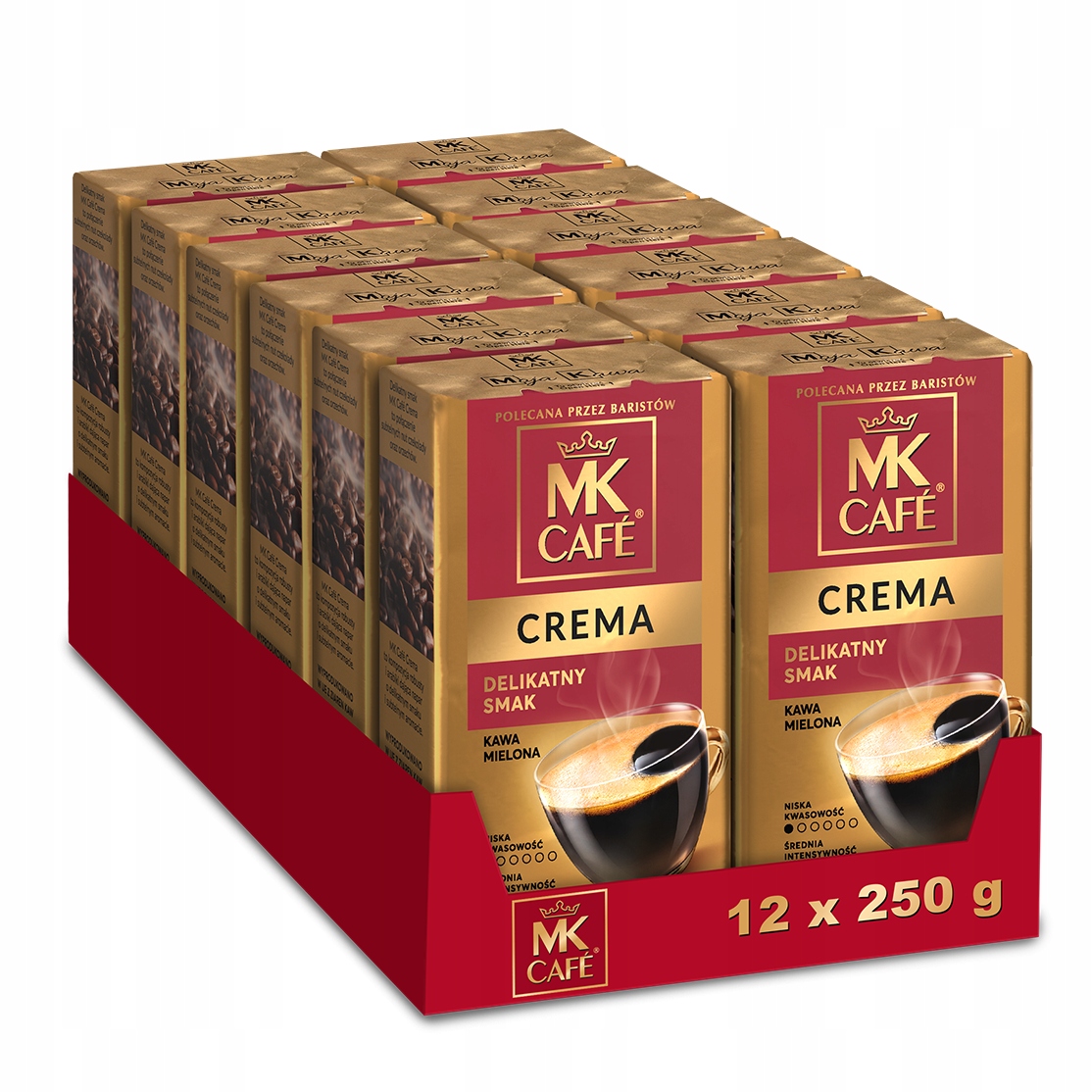 Mletá káva Mk Cafe Crema 12x250 g
