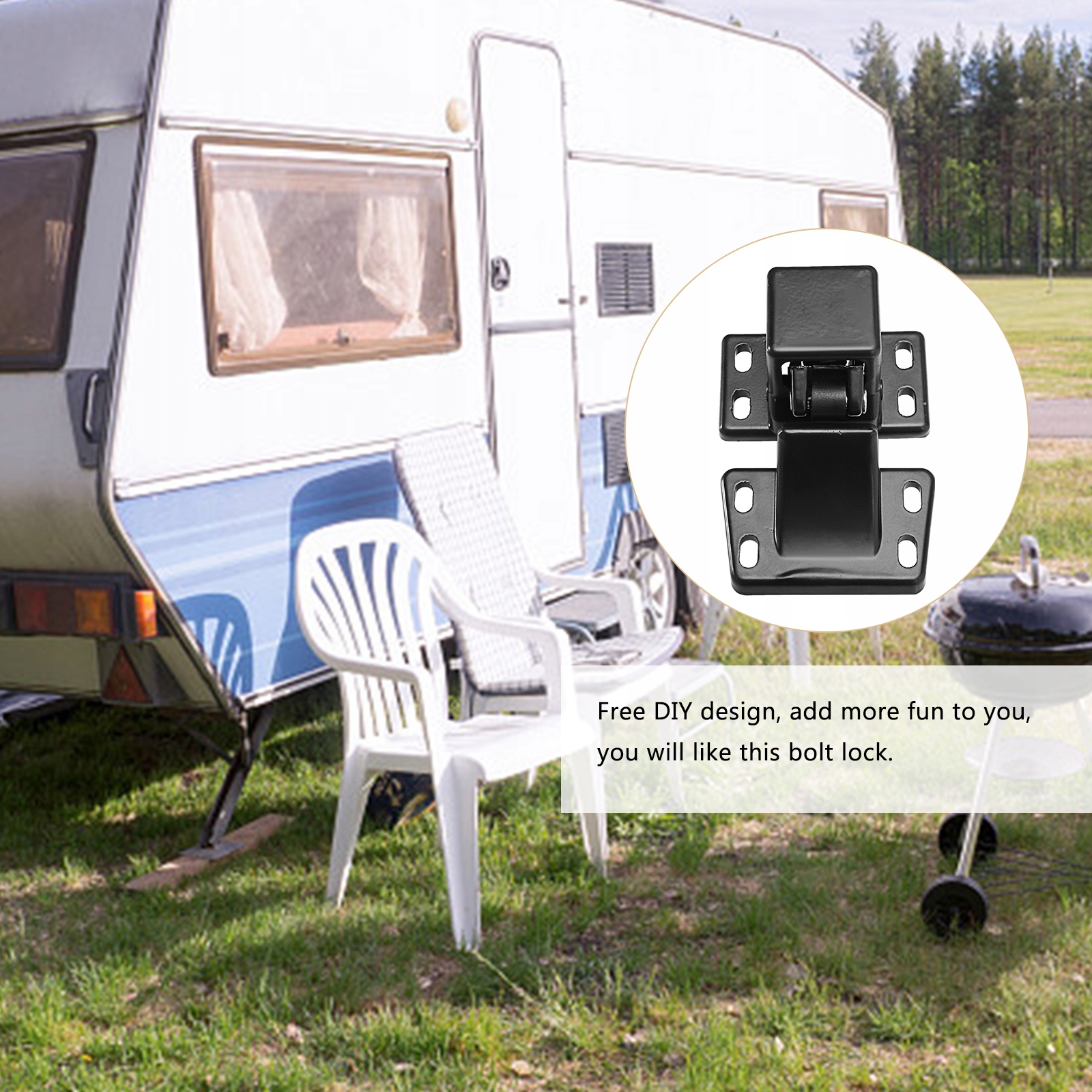 ZABEZPIECZENIE DRZWI RV ZAMEK DRZWI 4 SZT EAN (GTIN) 6974224024859