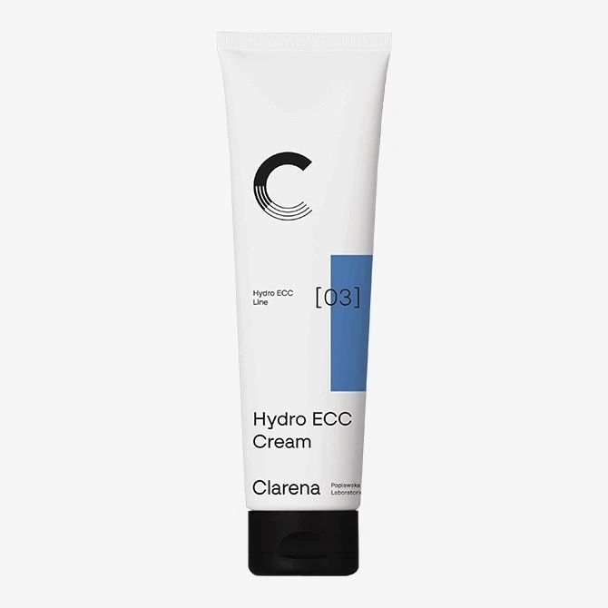 Krem nawilżający do twarzy Clarena Hydro Ecc Line dzień i noc 150 ml