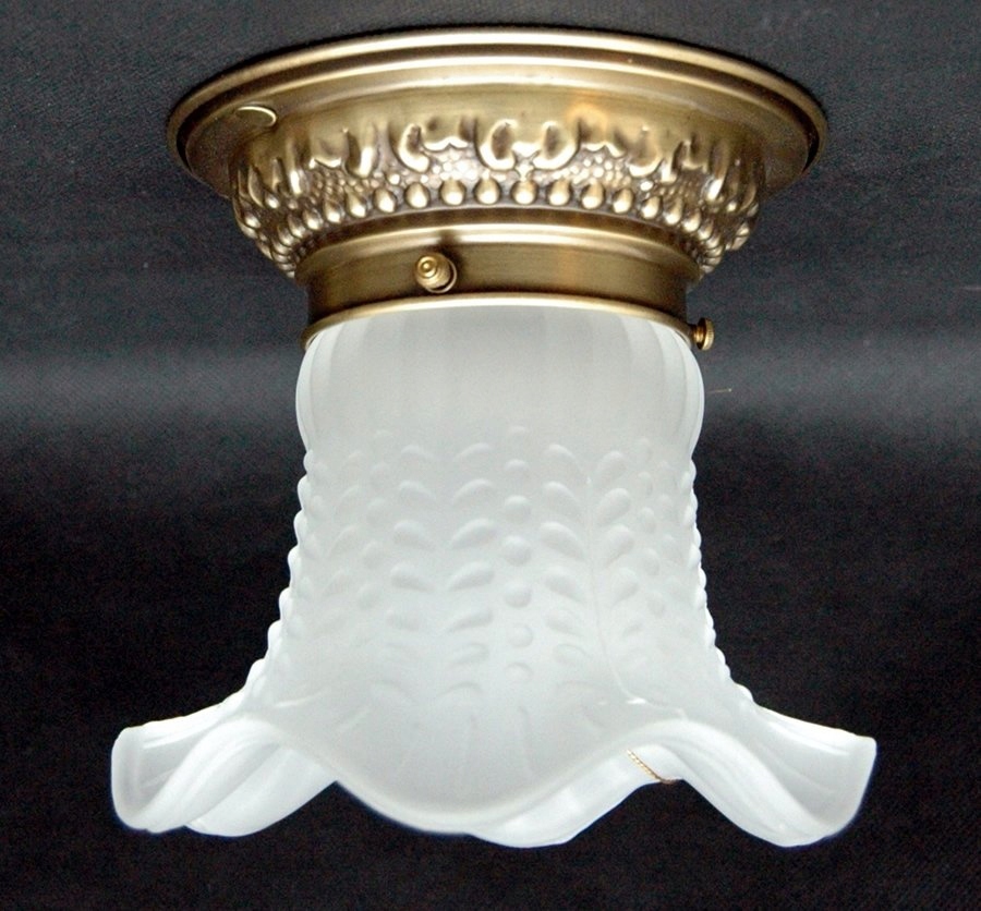 Stropné Svietidlo, mosadzná stropná lampa, stropná lampa