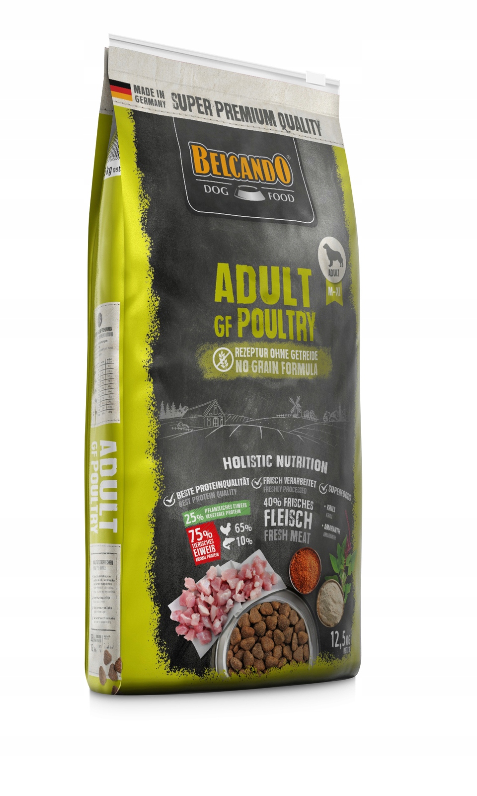 Levně Belcando Adult Poultry Gf krmivo s kuřecím masem 12,5 kg