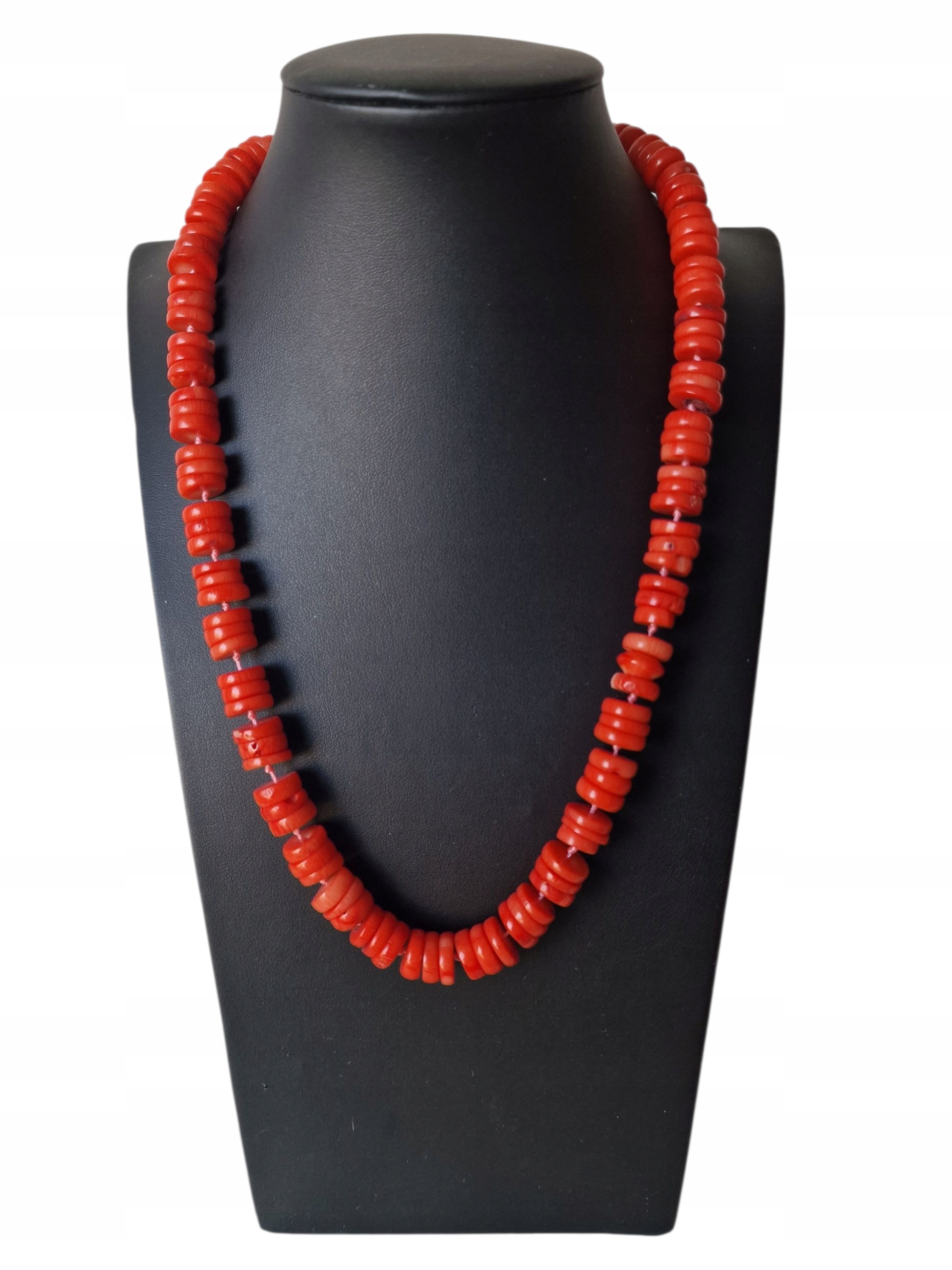 Korál Přírodní Lososový Salmon Nádherný Náhrdelník Vitální Síla Dobrá Aura