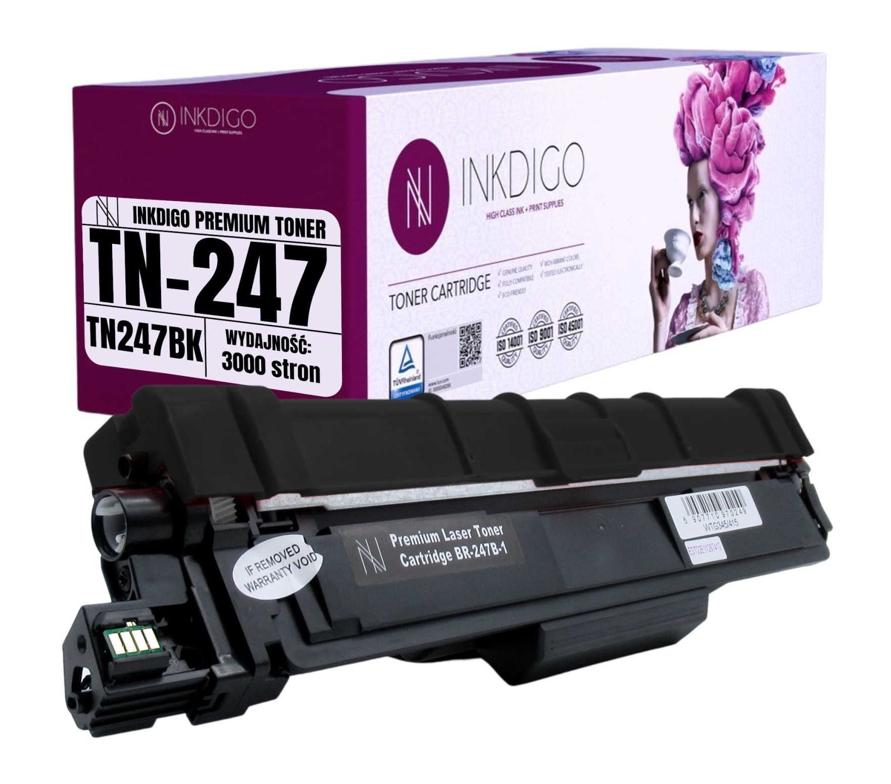 TN247 ZAMIENNIK XL - TONERY DO DCP-L3510CDW DCP-L3550CDW HL-L3270CDW