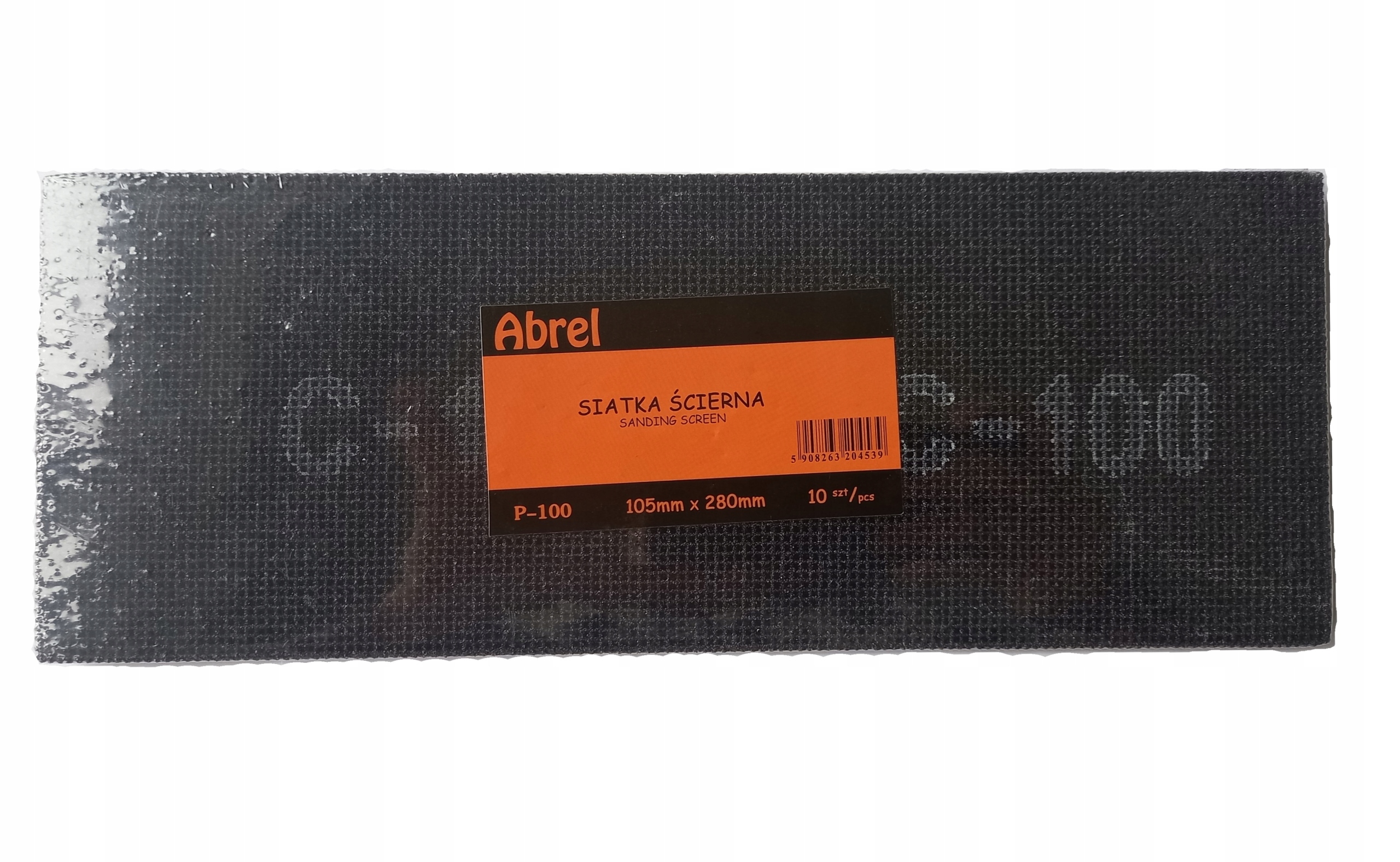 Siatka ścierna szlifierska 105x280 arkusz ścierny P100 Abrel x 10 sztuk