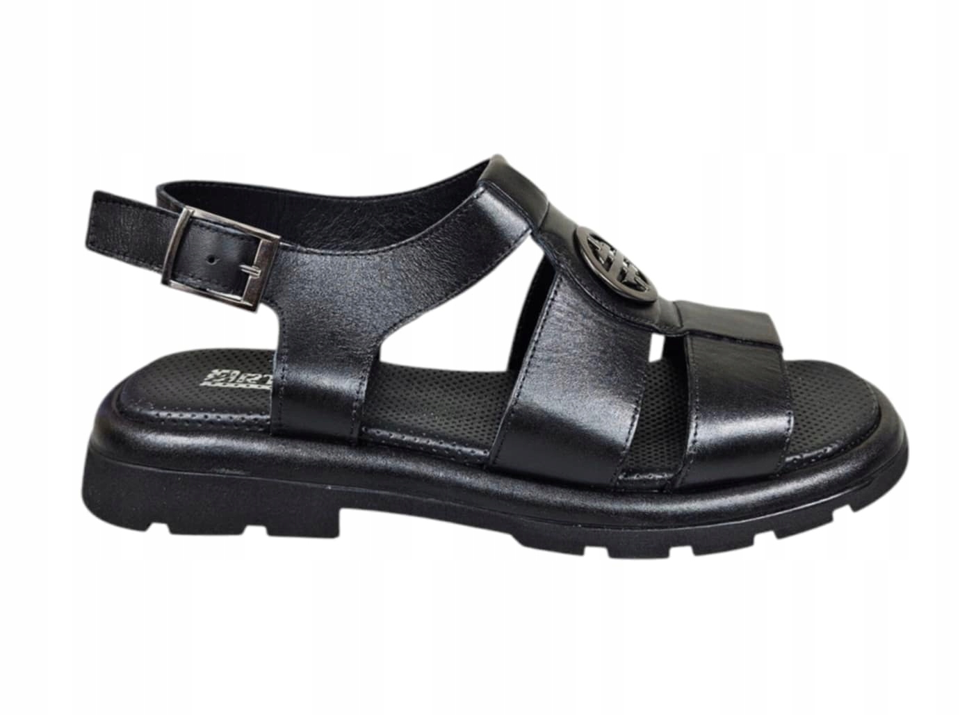 Artiker Dámské Ploché Sandály Obcas 56C0690 Černé vel. 39