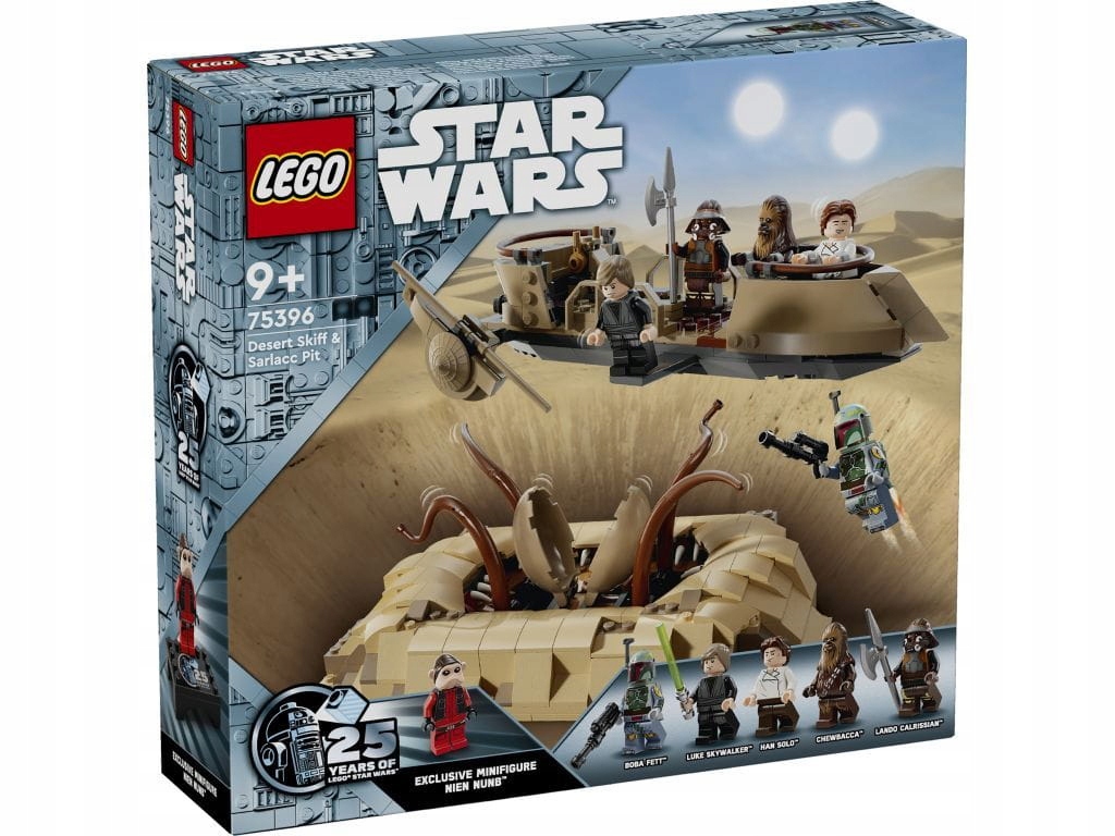 Lego 75396 Star Wars Pouštní bárka a jáma sarlacca