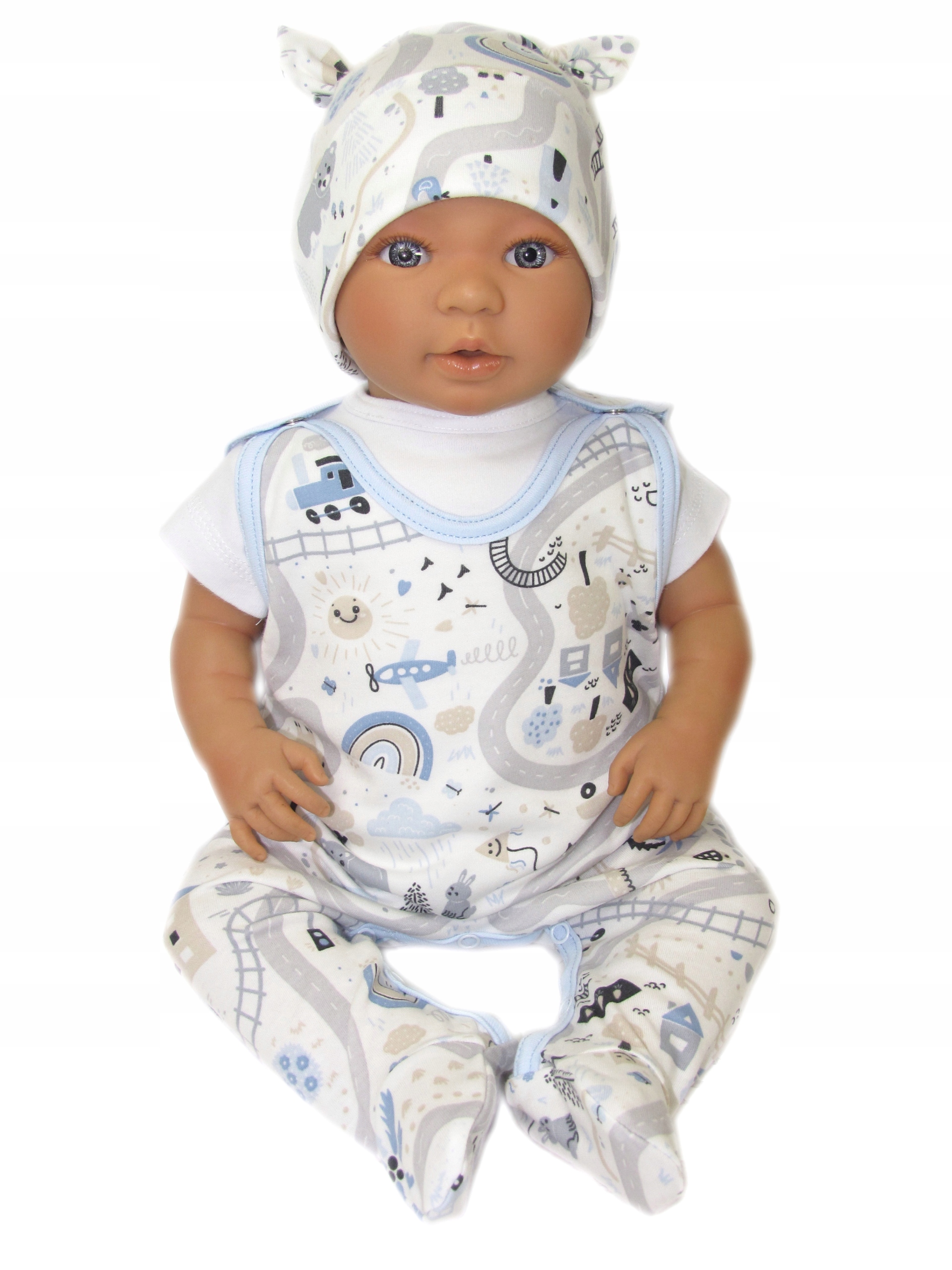 ŚPIOCHY NIEMOWLĘCE ŚPIOSZKI BAWEŁNIANE r.68 /81/ Rozmiar (new) 68