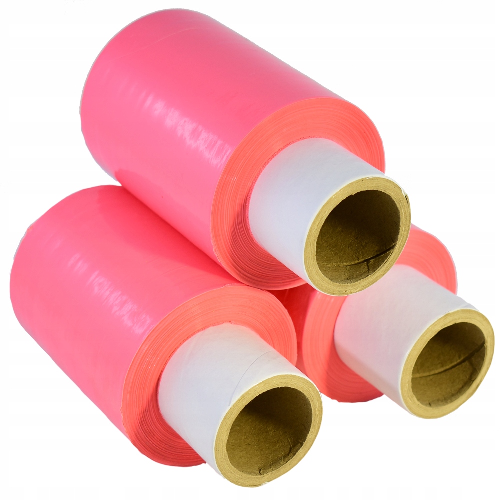 Folia Stretch Mini RAP 0,26kg Tuleja 14cm Różowa