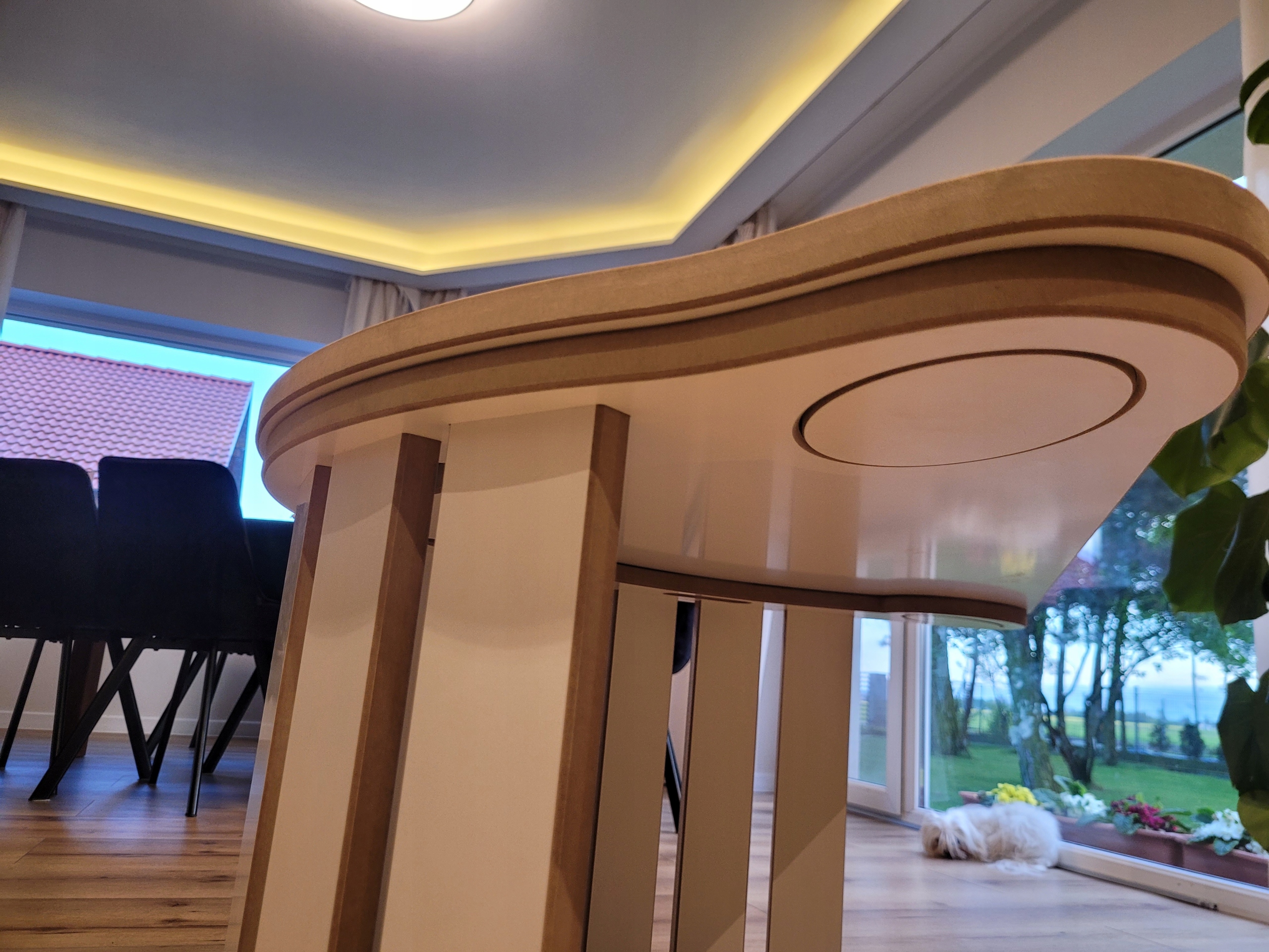 Bujak Montessori bujaczek blat krzesełko stolik Podusia 4w1 - rozmiar L Materiał płyta MDF