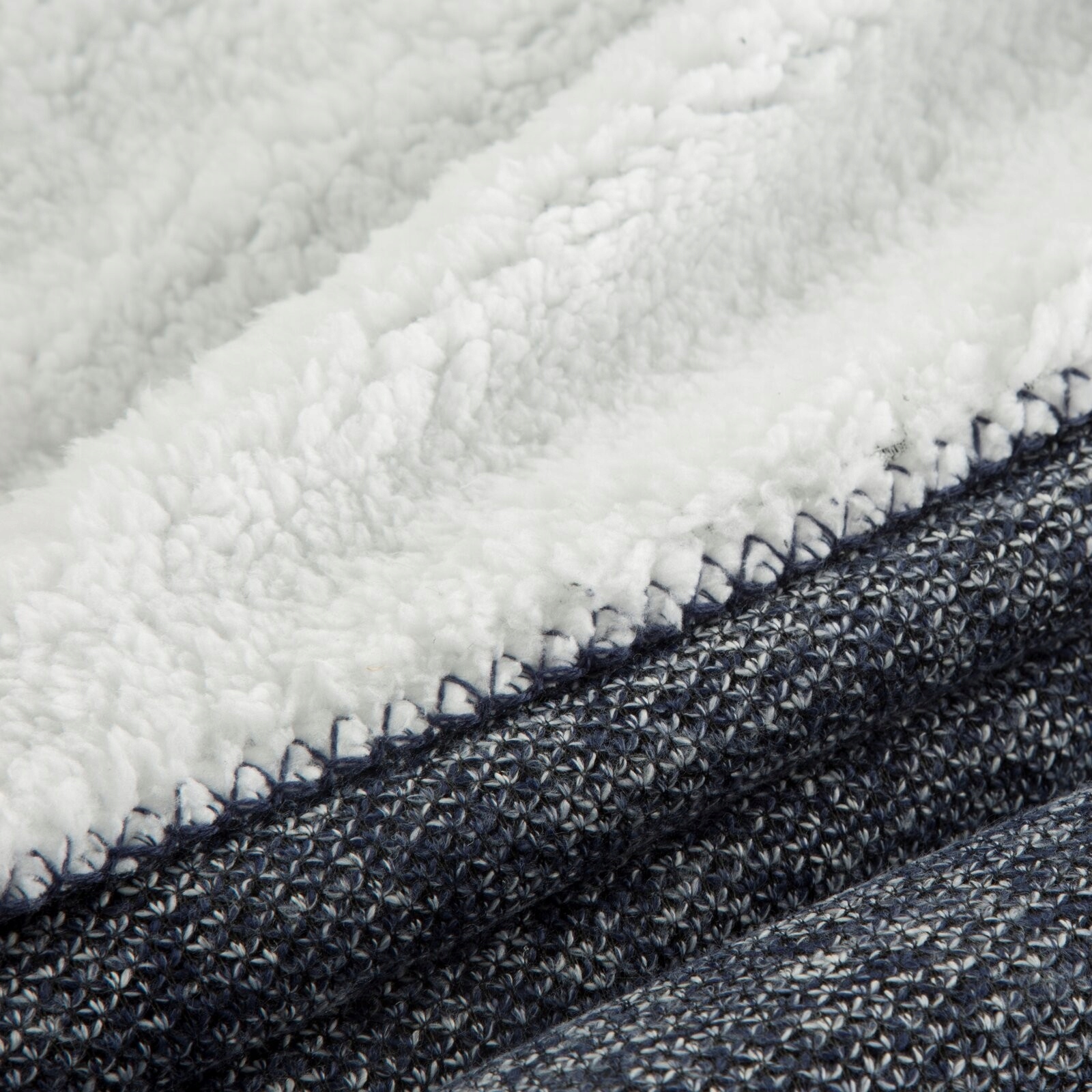 Deka oboustranná přehoz Pléd Panda 150x200 tmavě modrá teplá měkká