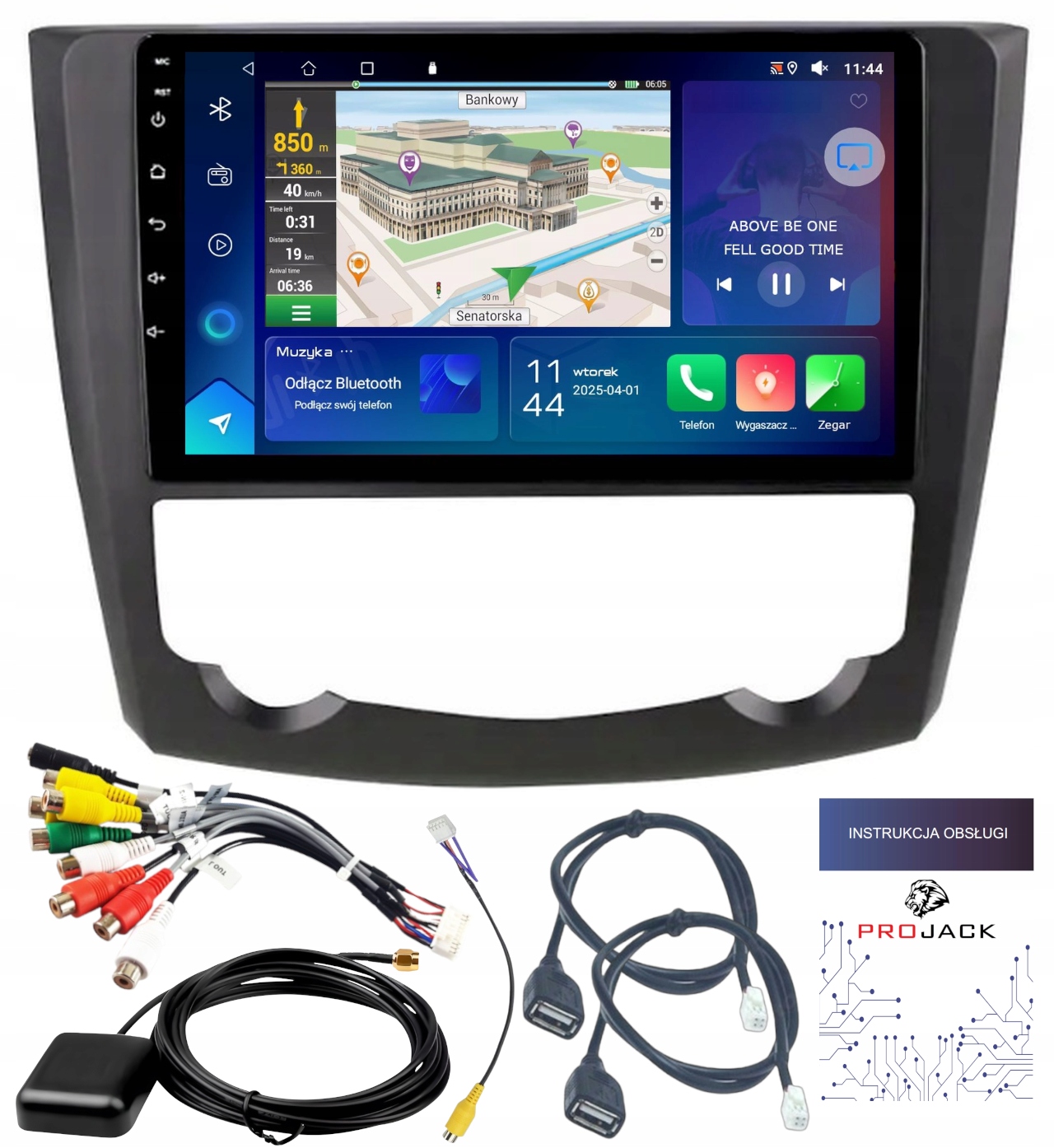 Autorádio Navigácia Renault Kadjar 2015-2021 Carplay Android 2/64GB