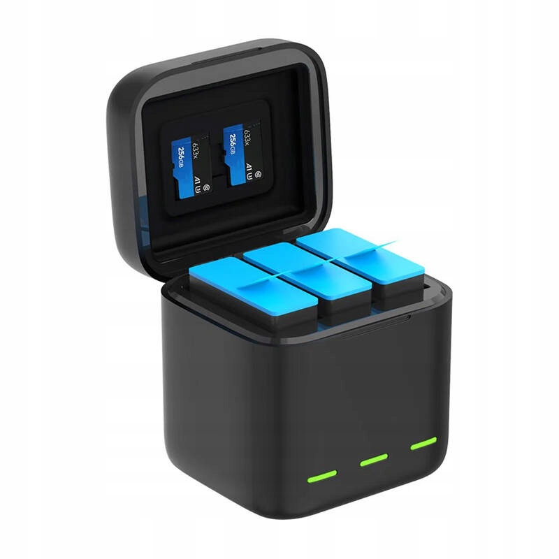 Ładowarka trójkanałowa Box Telesin 3 akumulatory Telesin do GoPro