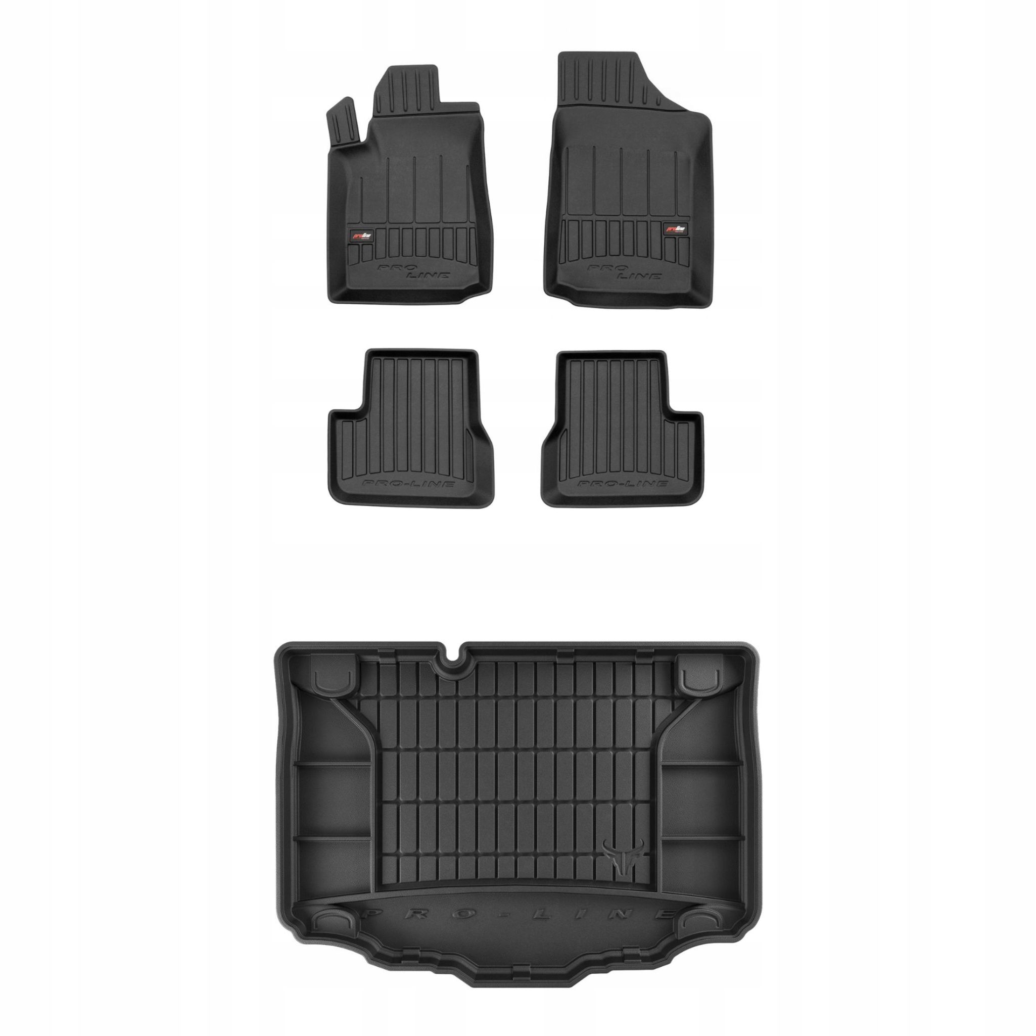 Sada gumových kobercov a rohoží pre Citroën C3 I