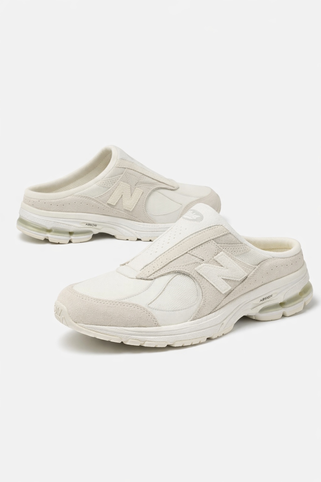 New Balance Béžové Pánské Pantofle S Přírodní Kůží 42 I2D