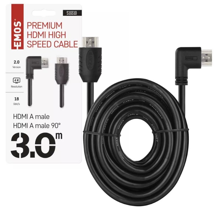 Przewód Hdmi 2.0 A/m-a/m 90 3M