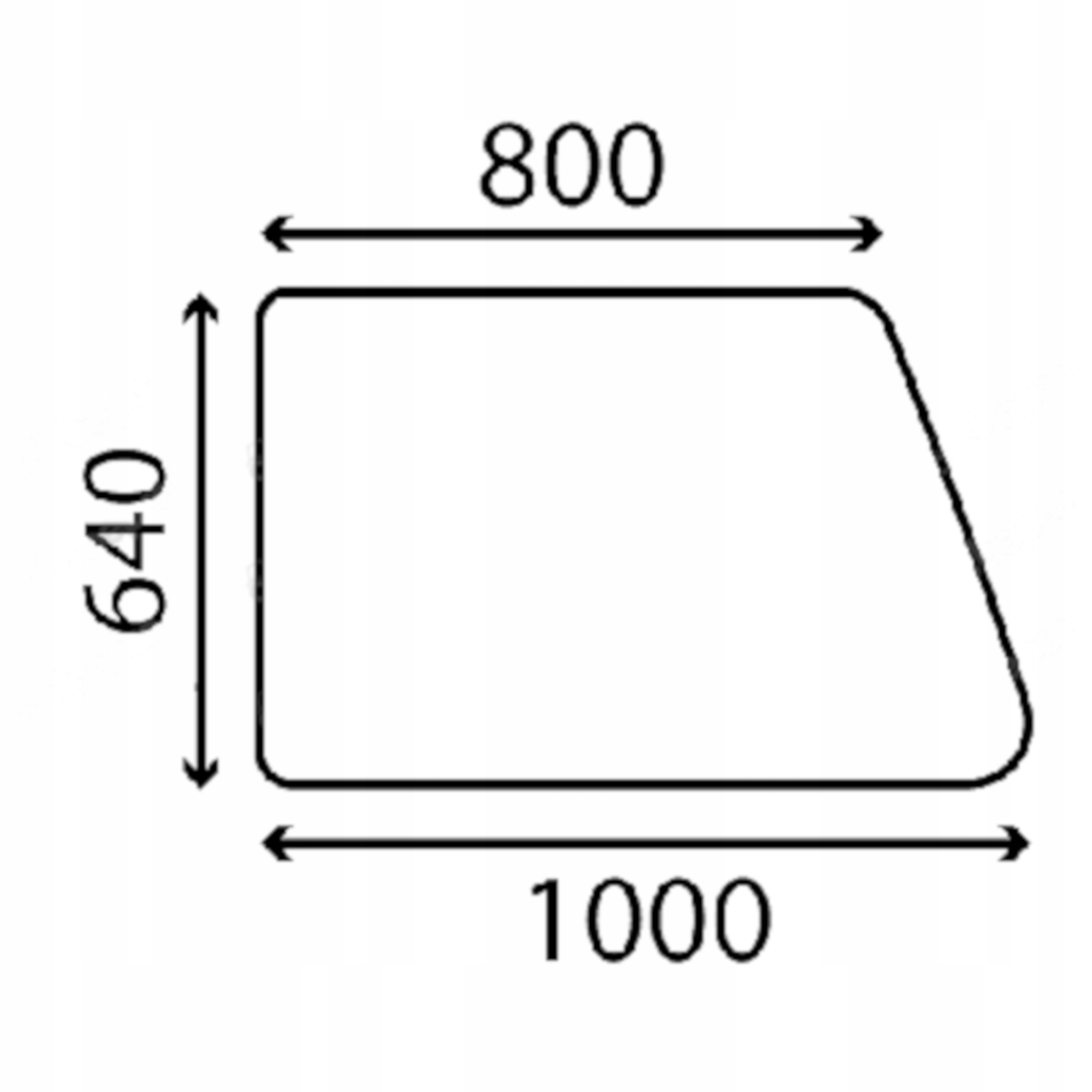 Case, Jcb boční horní P 167444A1, KHN1455