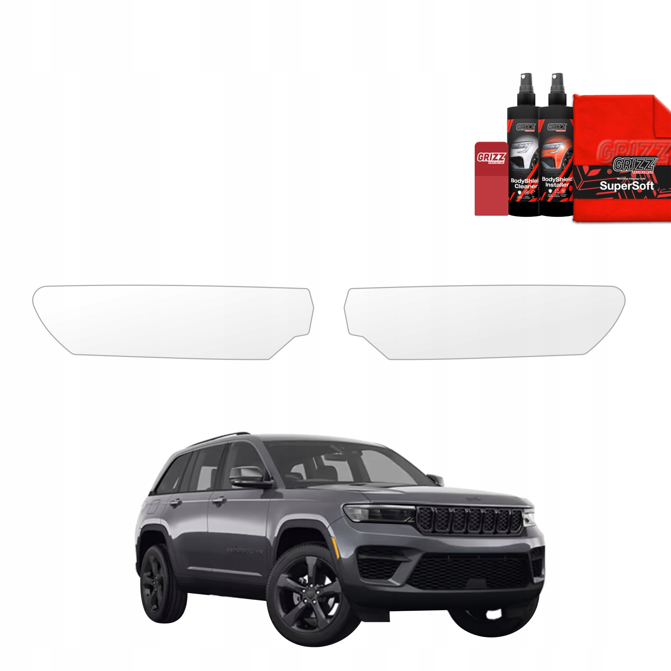 2v1 Fólie Ppf dýha na lampy pro Jeep Grand Cherokee (2025)
