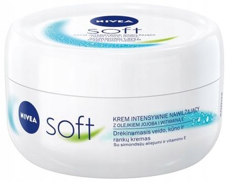 

Nivea soft nawilżajacy krem do twarzy, ciała 200ml