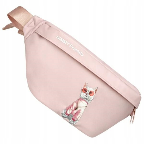 Ledvinka přes rameno Nimmy Crossbody Glasses Cool Cat Růžová
