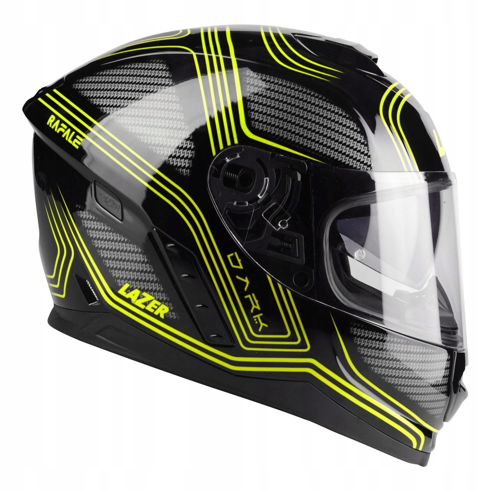 Lazer Rafale Darkside Black/Yell Kask motocyklowy Numer katalogowy producenta RAFALE.DARKSIDE.YEL XXL