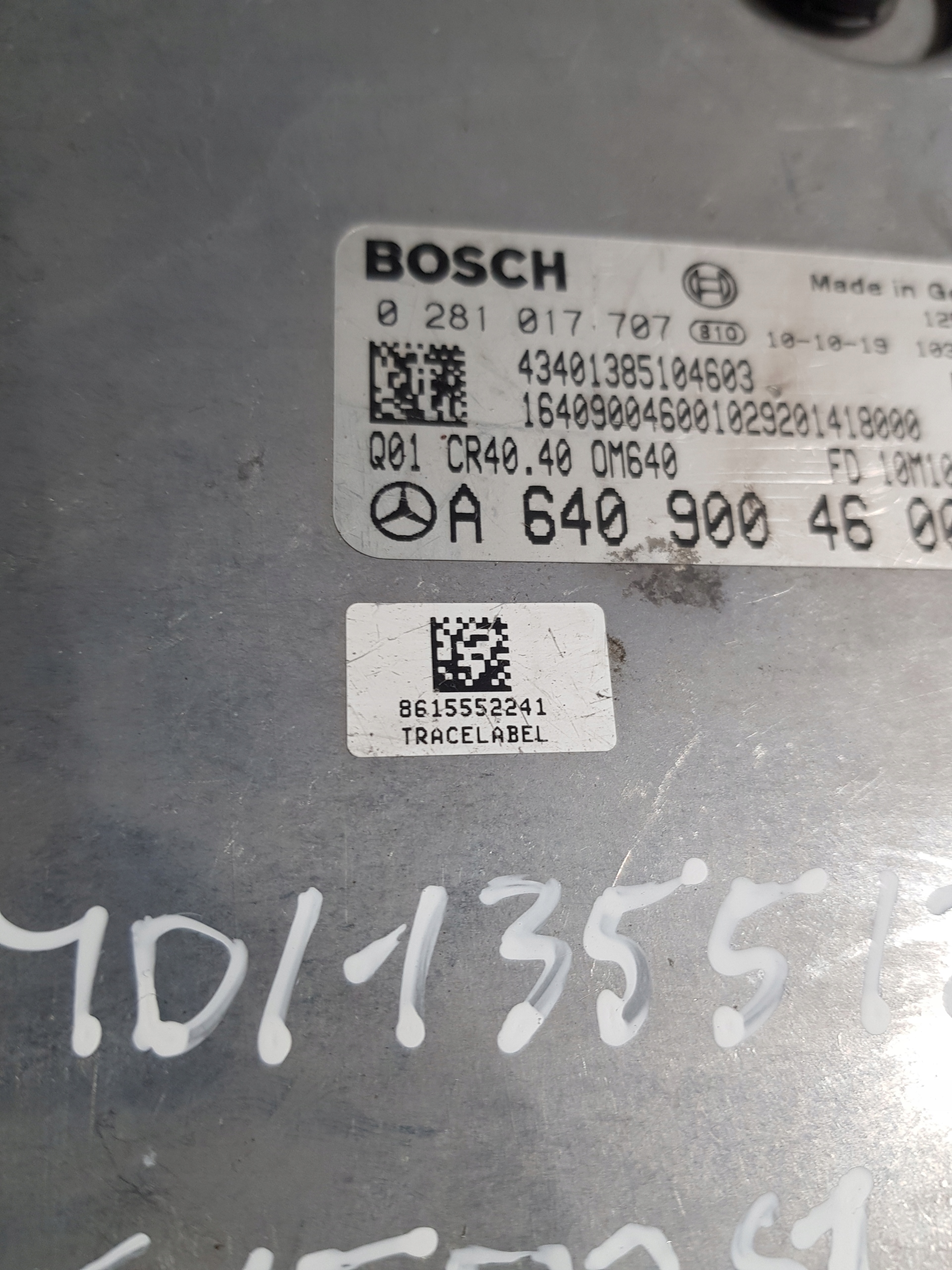 Computer Bedienteil W245 B-KLASA 2.0 CDI A6409004600