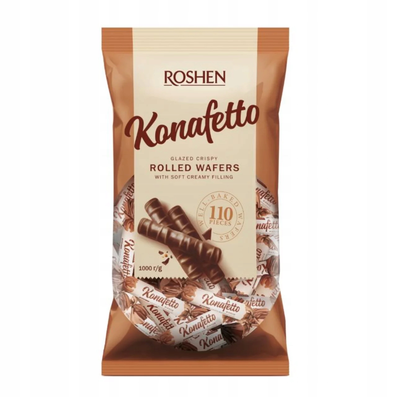 5 Sztuk Roshen Czekoladowe Konafetto Bianco 1KG